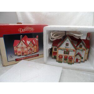 Dickensvale Christmas Shoppe Lighted House Lemax 1993 Christmas Village